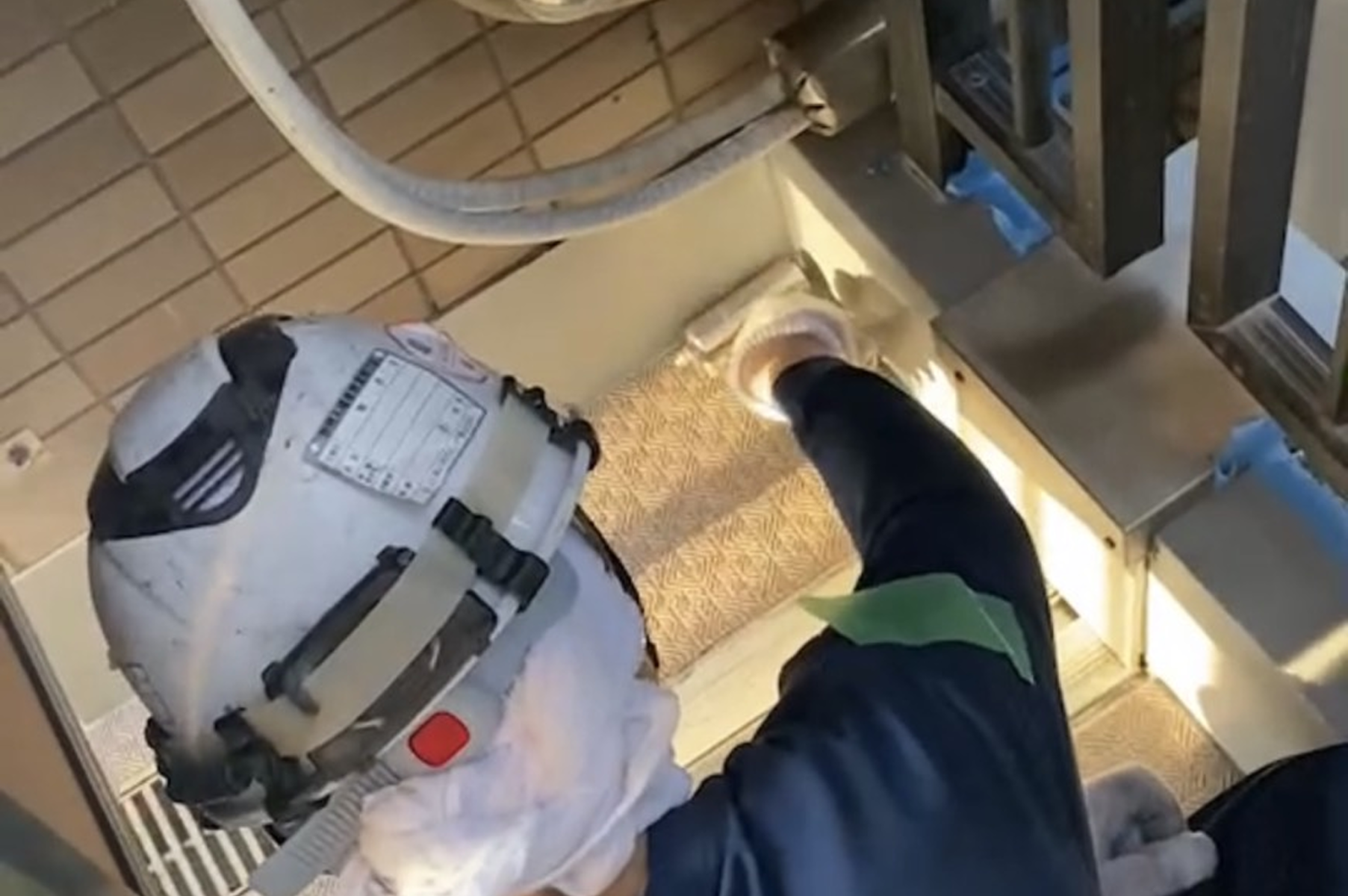 作業中